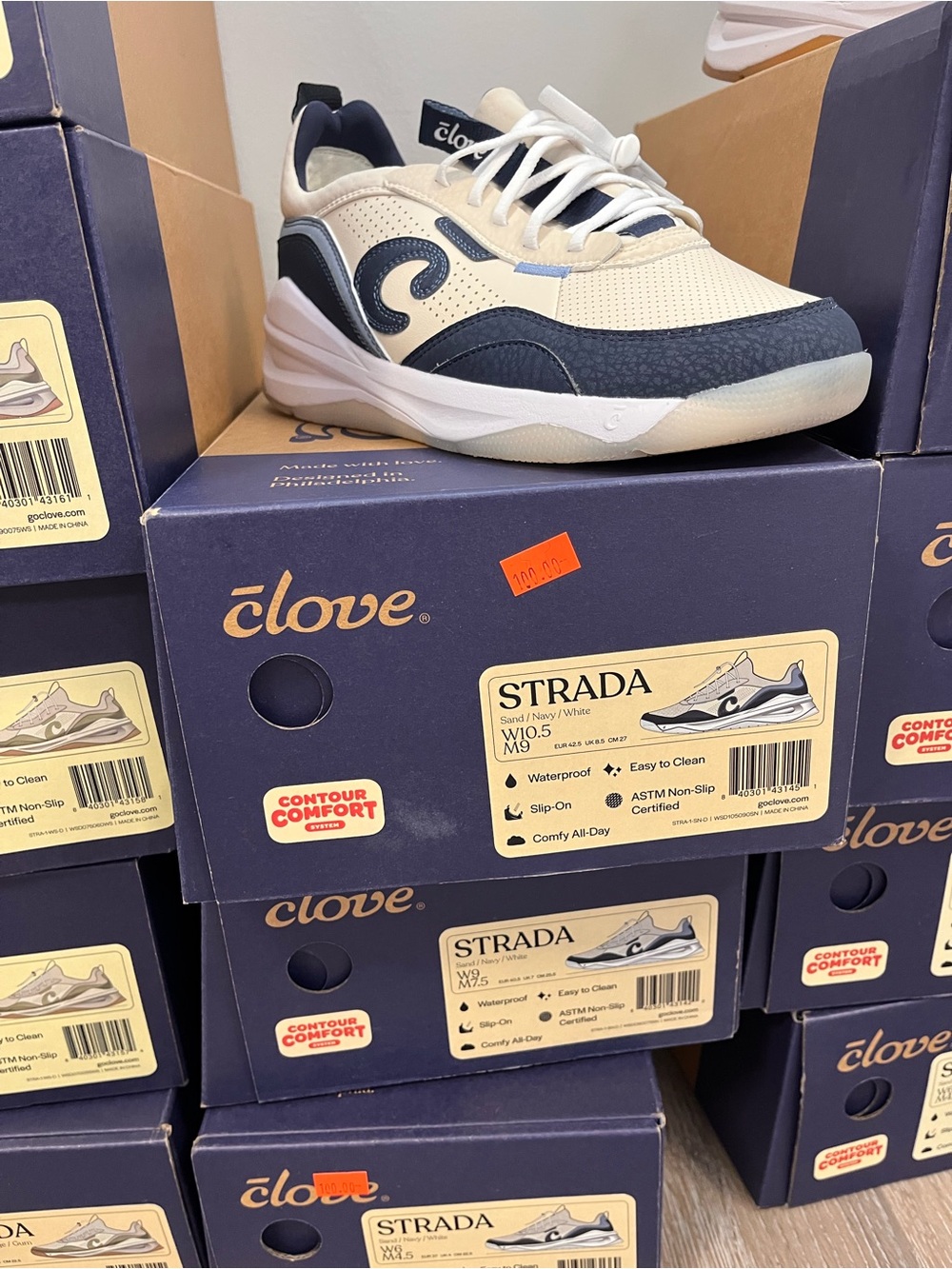 Strada Clove - Sand & Navy